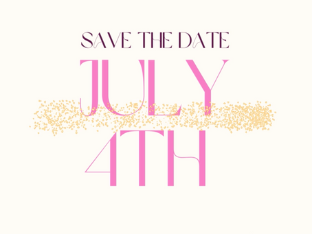 The most important date for your diary is - July 4th! 