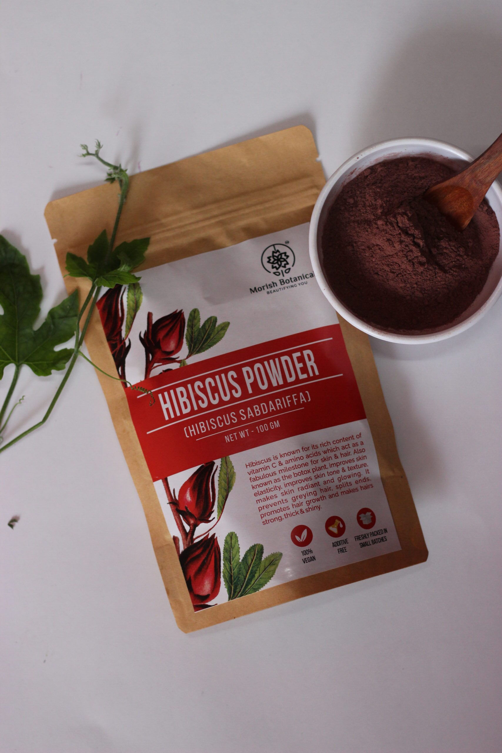 Morish Botanicals - Hibiscus Flower Powder ( 100 gms)