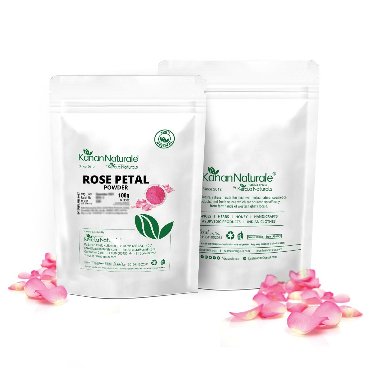 Rose Petals Powder ( 100 Gms )