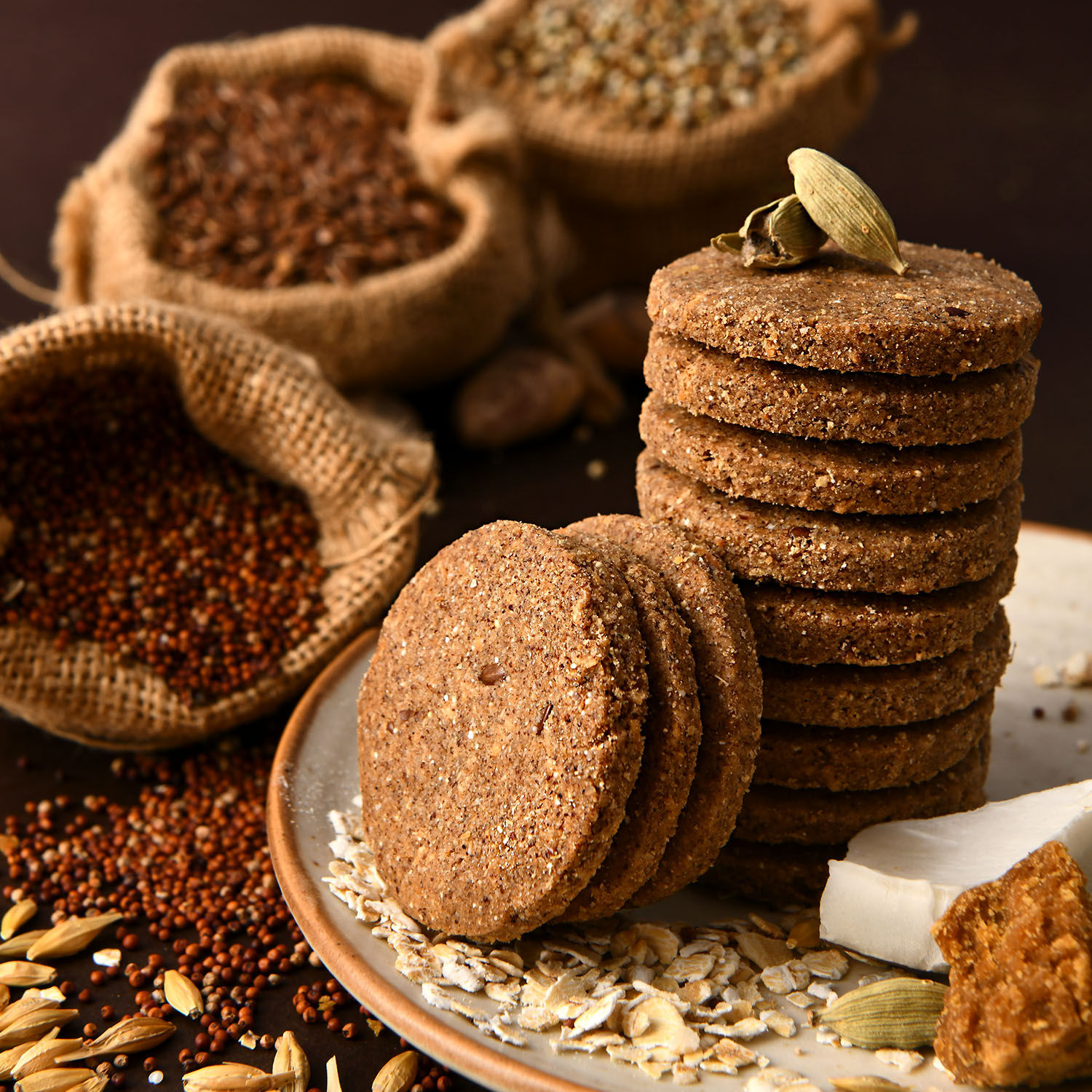 Grandmaa Millets - Ragi Millet Sugar-free Cookies ( 200 gms )