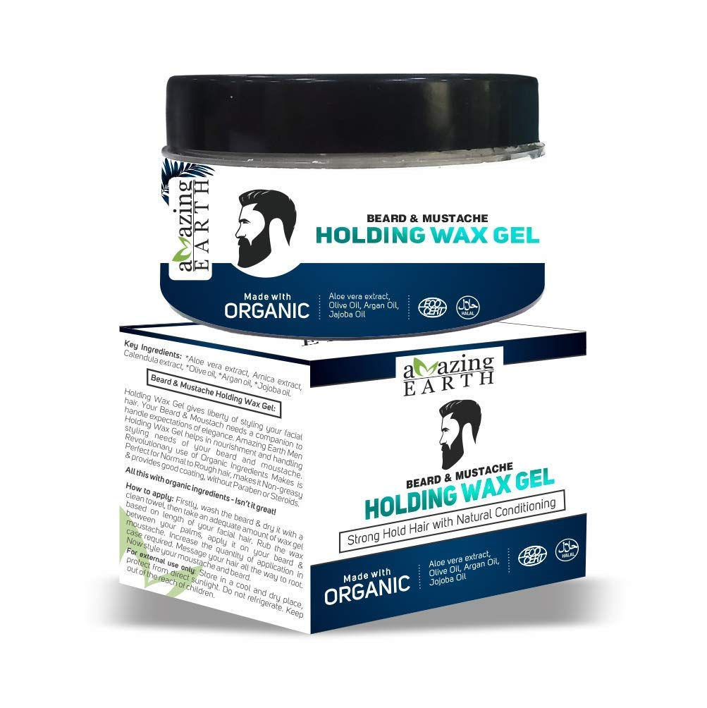 Amazing Earth - Beard and Mustache Holding Wax Gel ( 100 gms )