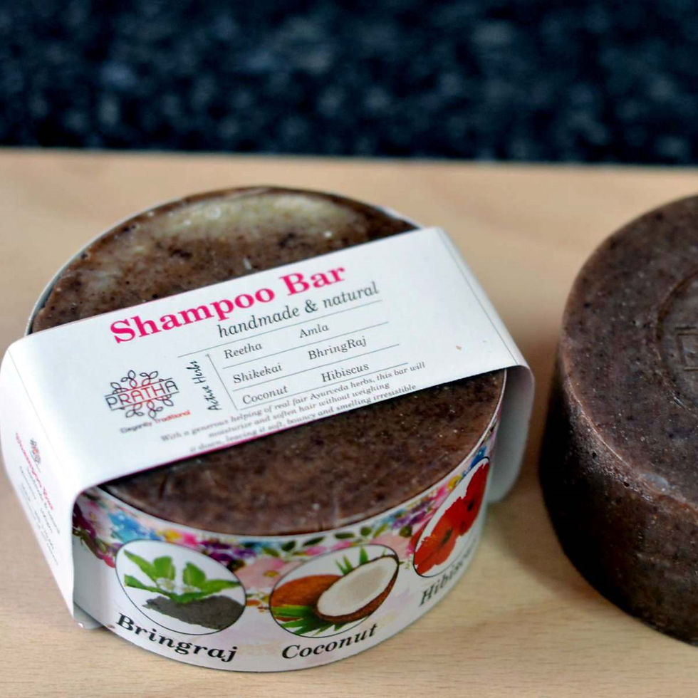 Thumbnail: Pratha- Shampoo Bar Shikakai, Reetha, Amala, Bhrujngaraj, Coconut Milk, Hibiscus