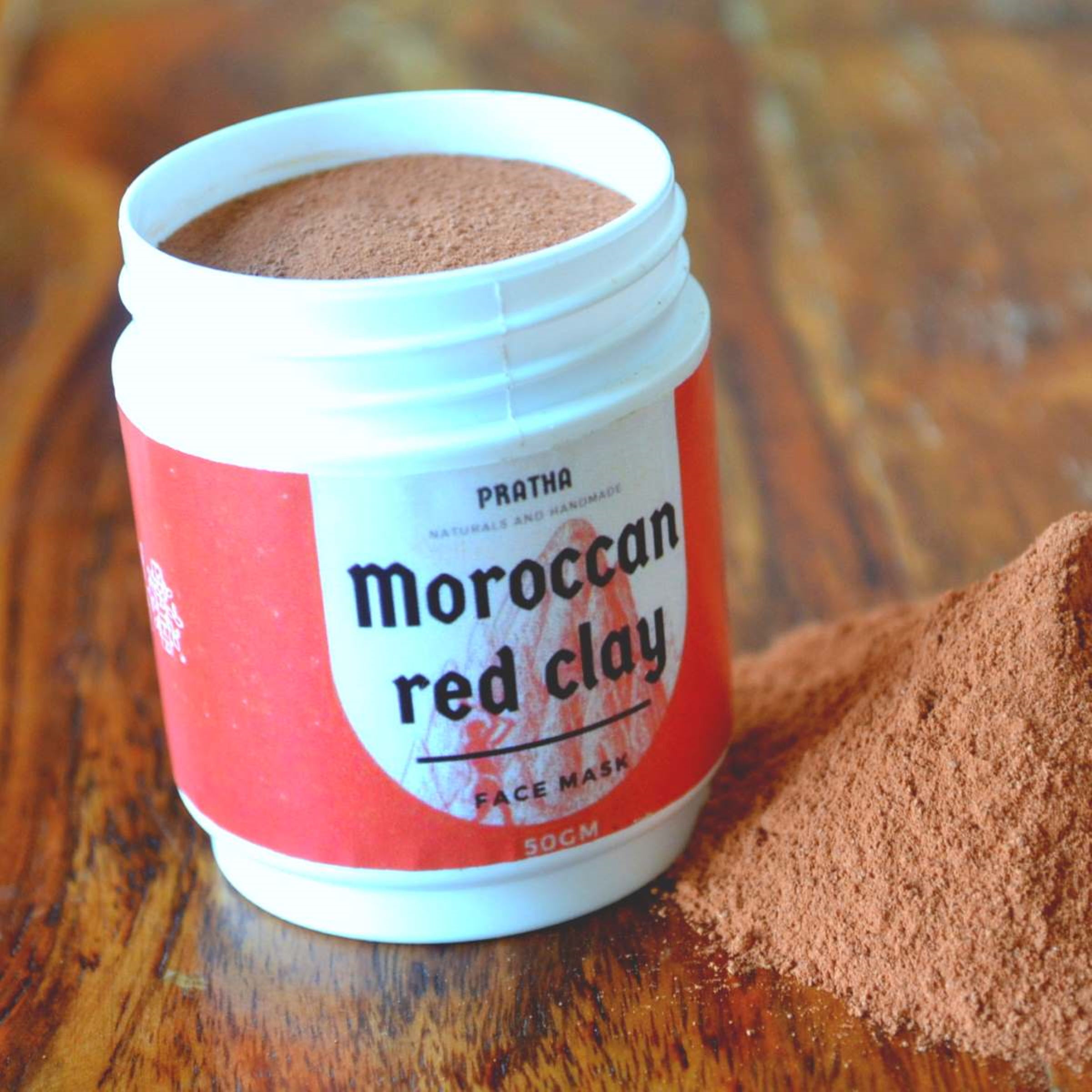 Pratha - Moroccan Red clay face mask ( 50 gms )