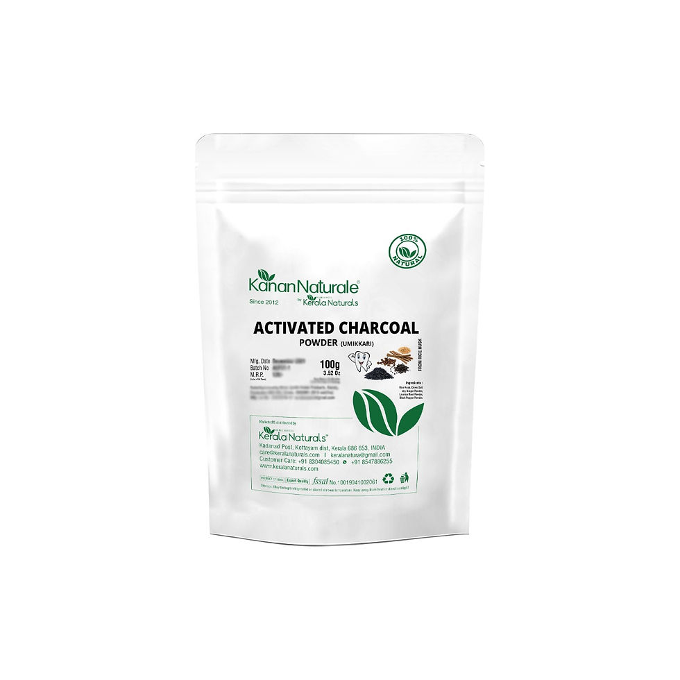 Thumbnail: Activated charcoal from rice husk ( Pack of 2 -100 Gms )