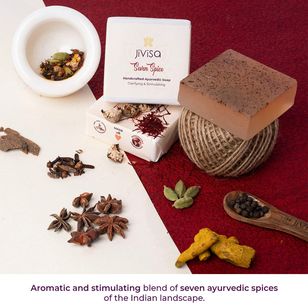 Jivisa - Seven Spice Ayurvedic Soap ( 100 gms )