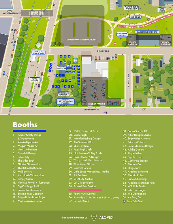 Arts in the Garden Vendor Map.png
