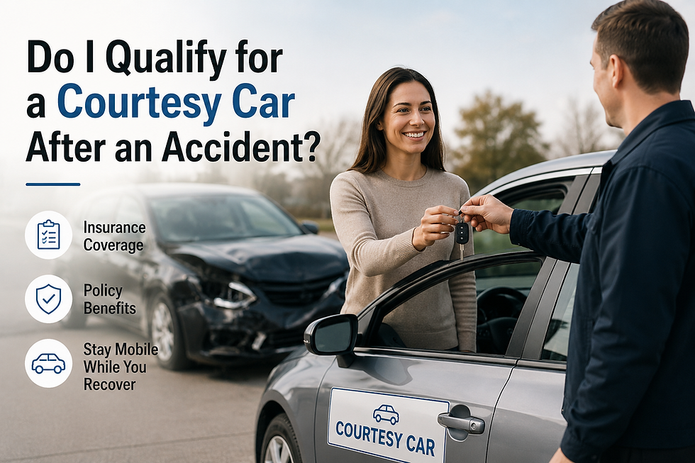 Do I Qualify for a Courtesy Car After an Accident?