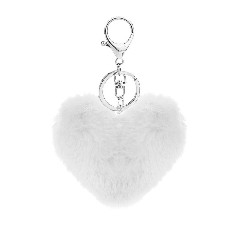 Llavero Pompon Corazon