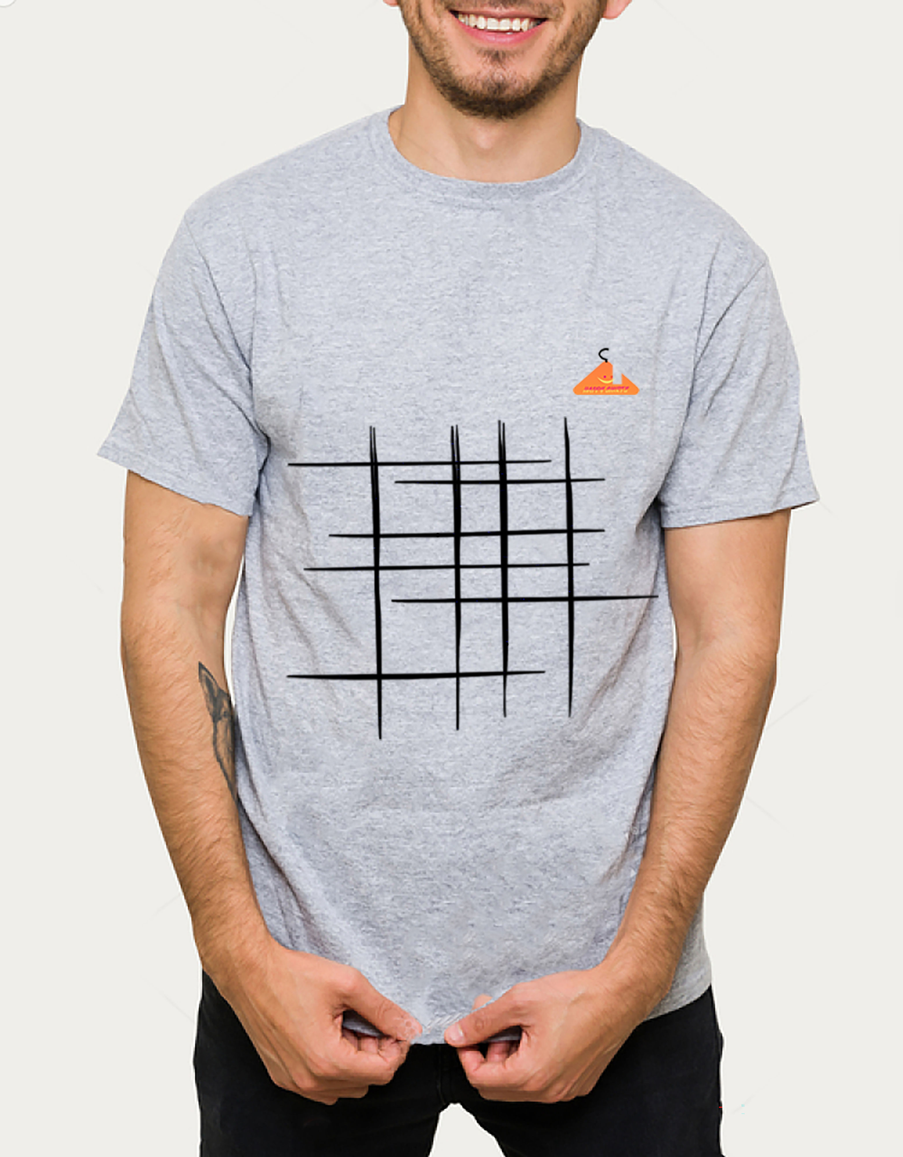 X men scratch design tshirt