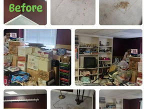 Ex Husband's Man Cave to Beautiful Craft Room