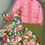 Thumbnail: Pink Spring Jacket with Ruffles and Bows