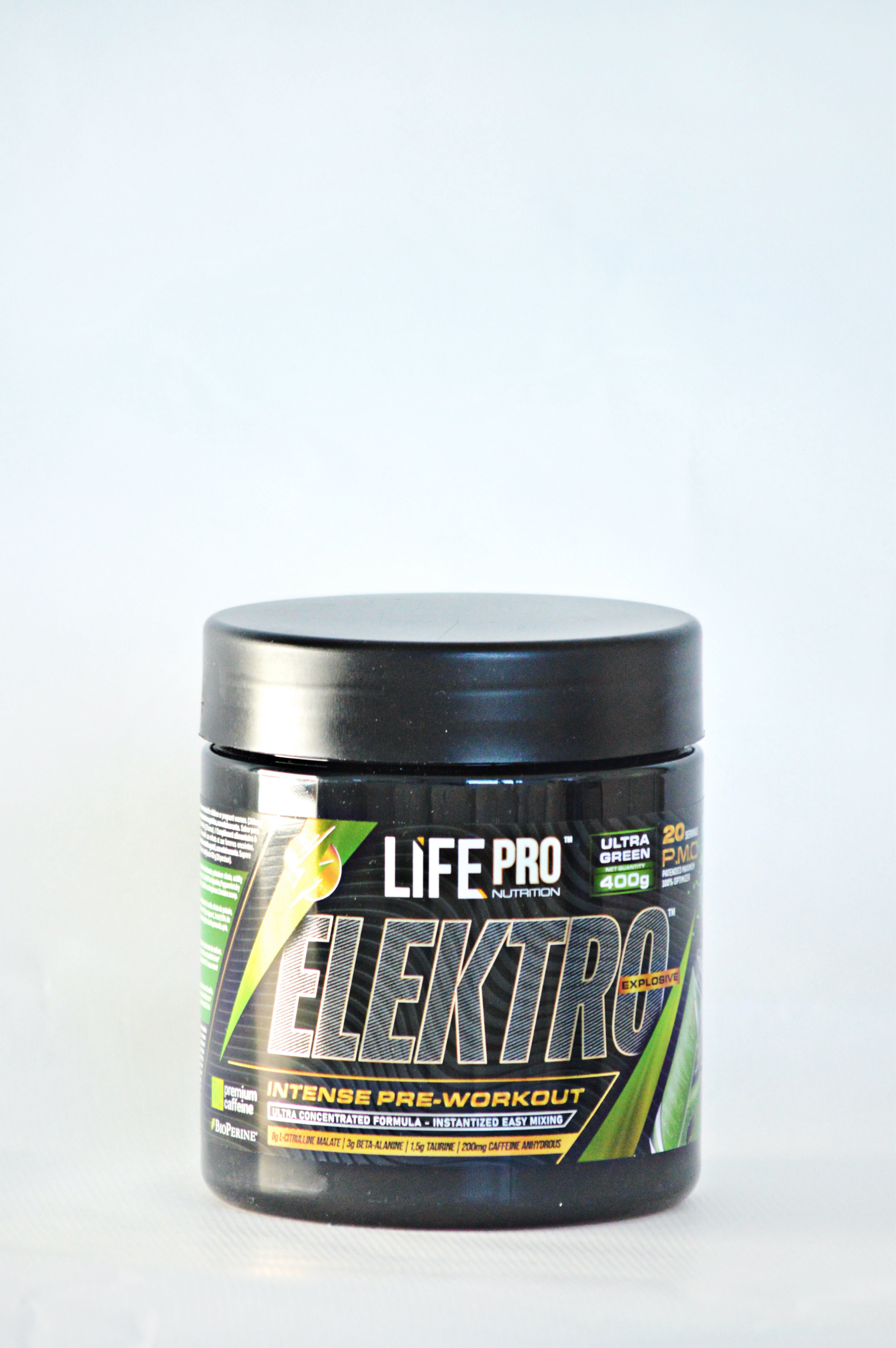 Pre-workout elektro ultra green