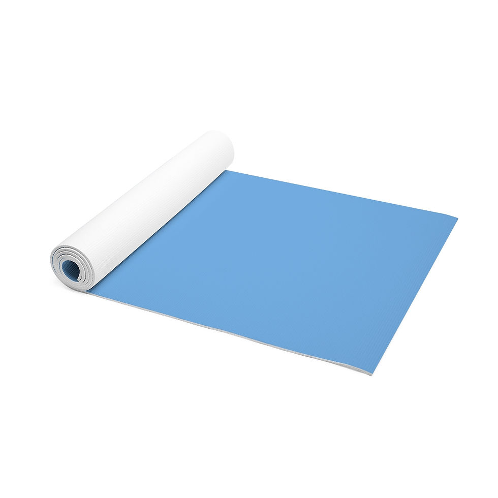 Thumbnail: RH Logo: Light Blue: Foam Yoga Mat