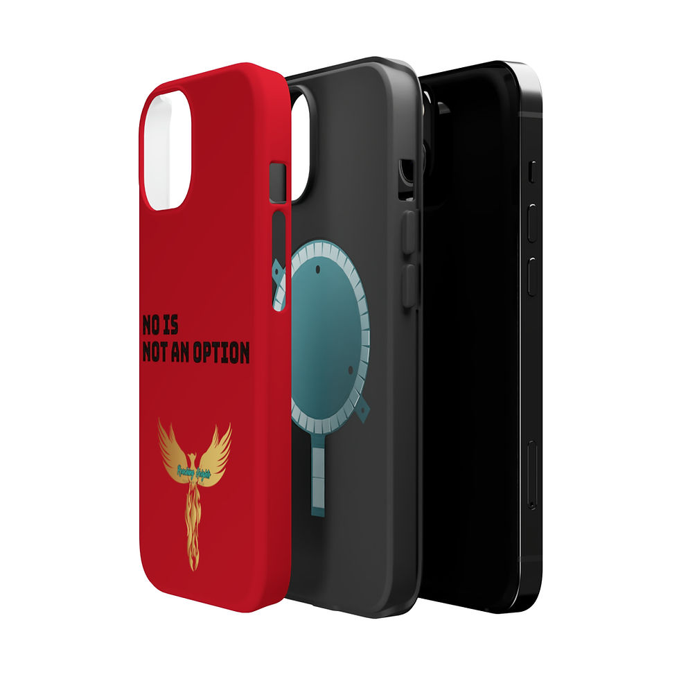 Thumbnail: No Is Not an Option: Red: Black Font: MagSafe Tough Cases