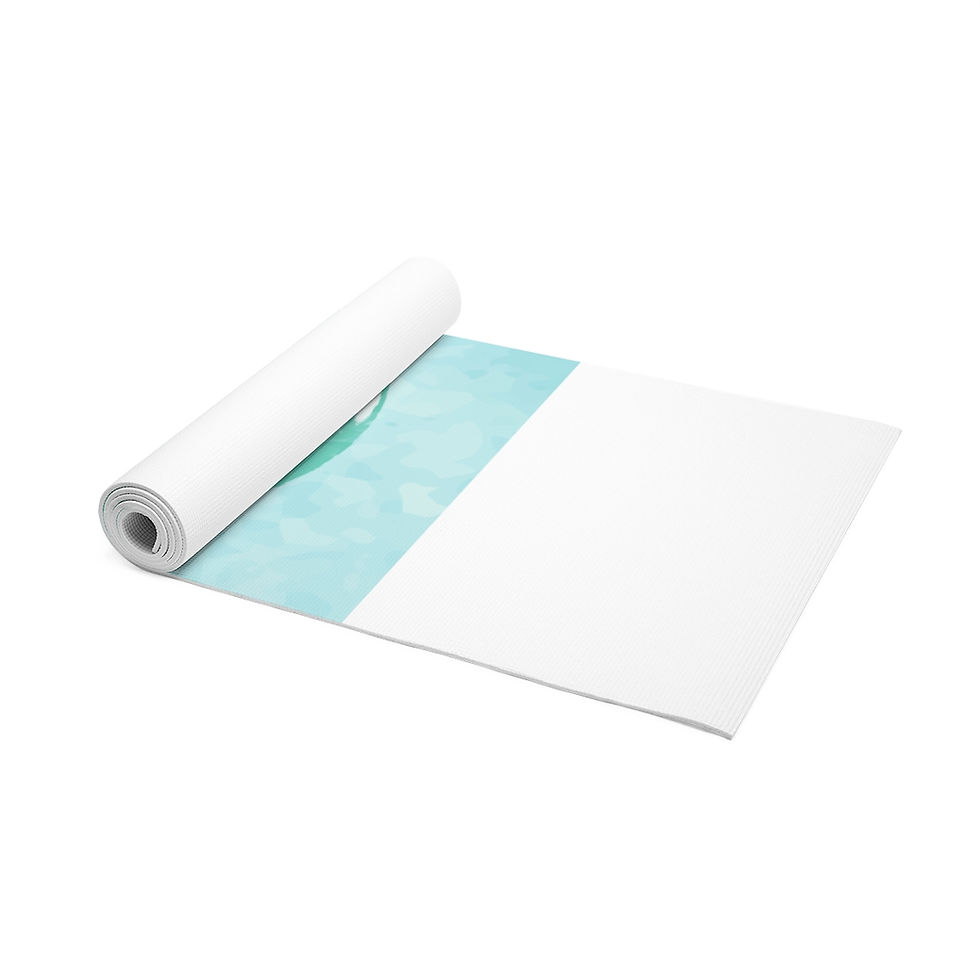 Thumbnail: RH Splash: White: Foam Yoga Mat