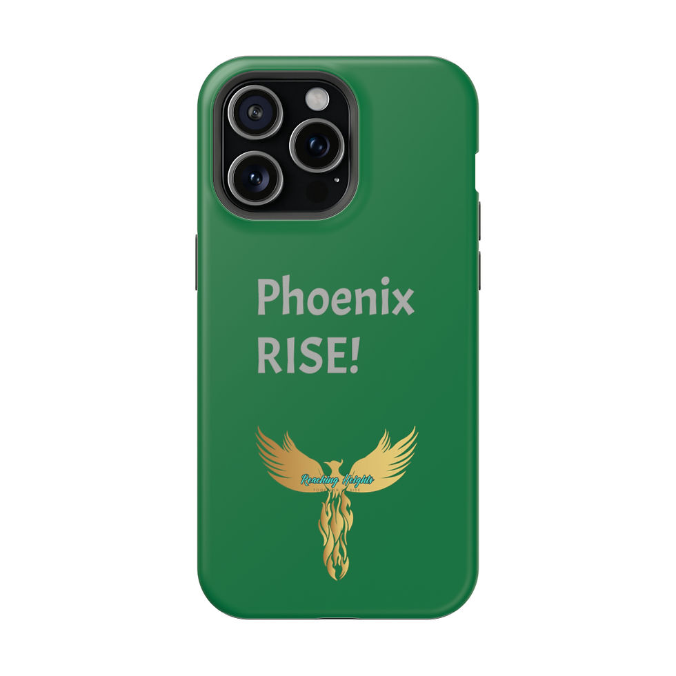 Miniatura: Phoenix Rise: Dark Green: Grey Font: MagSafe Tough Cases