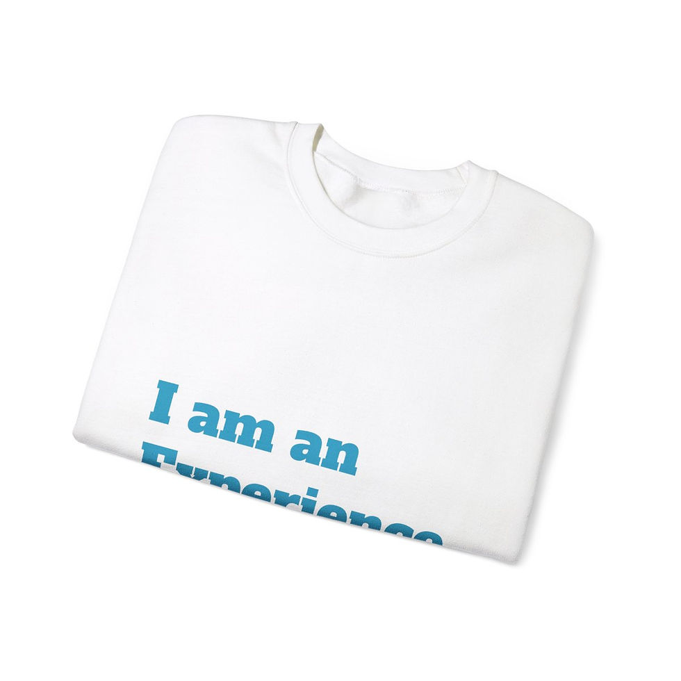 Miniatura: I am an Experience: Turquoise font:  Unisex Heavy Blend™ Crewneck Sweatshirt
