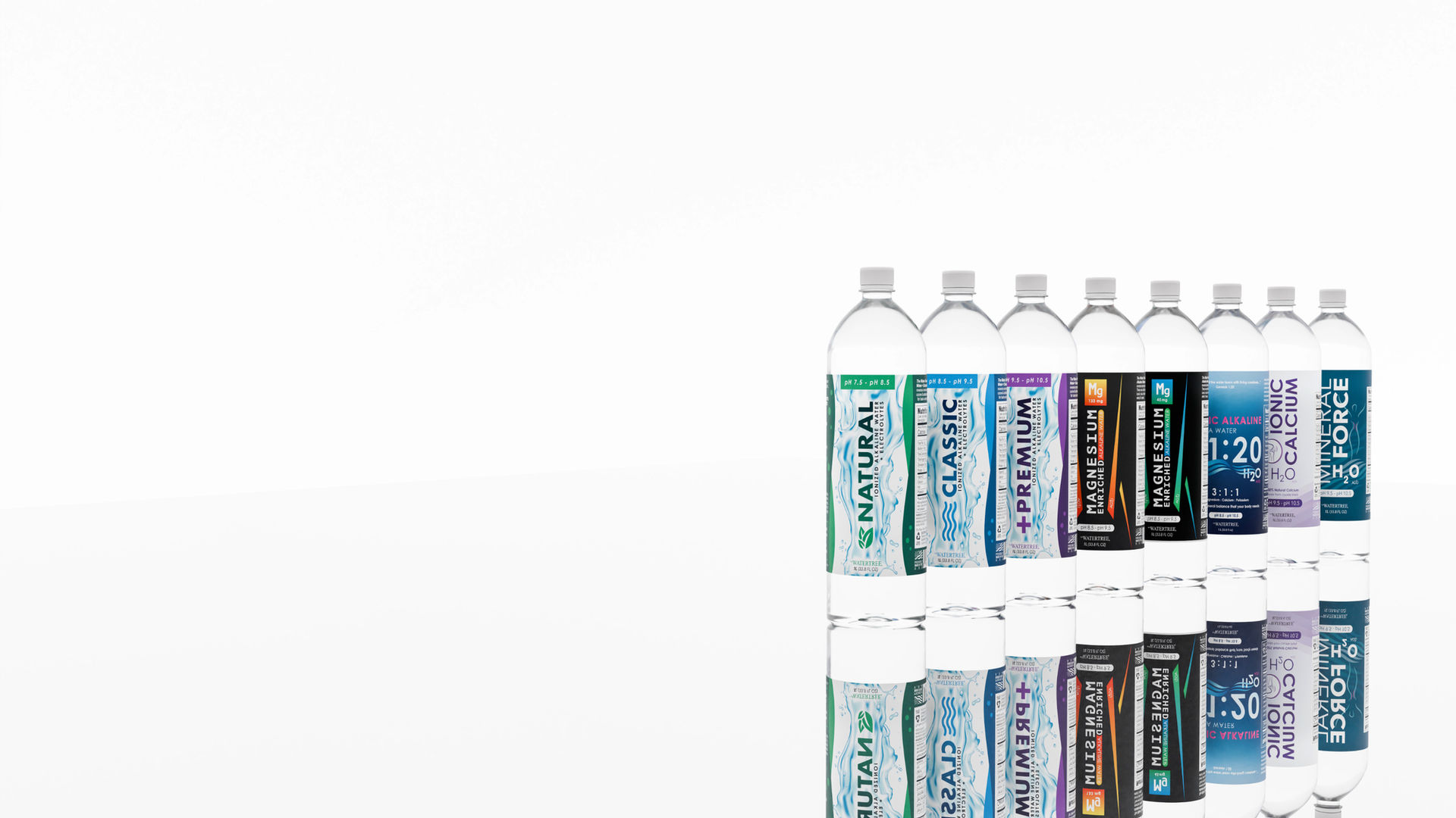Learn more about our different water varieties.