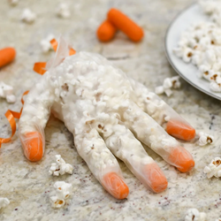 Halloween Popcorn Hands