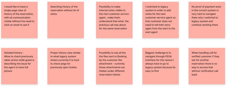 Customer service agent pain points