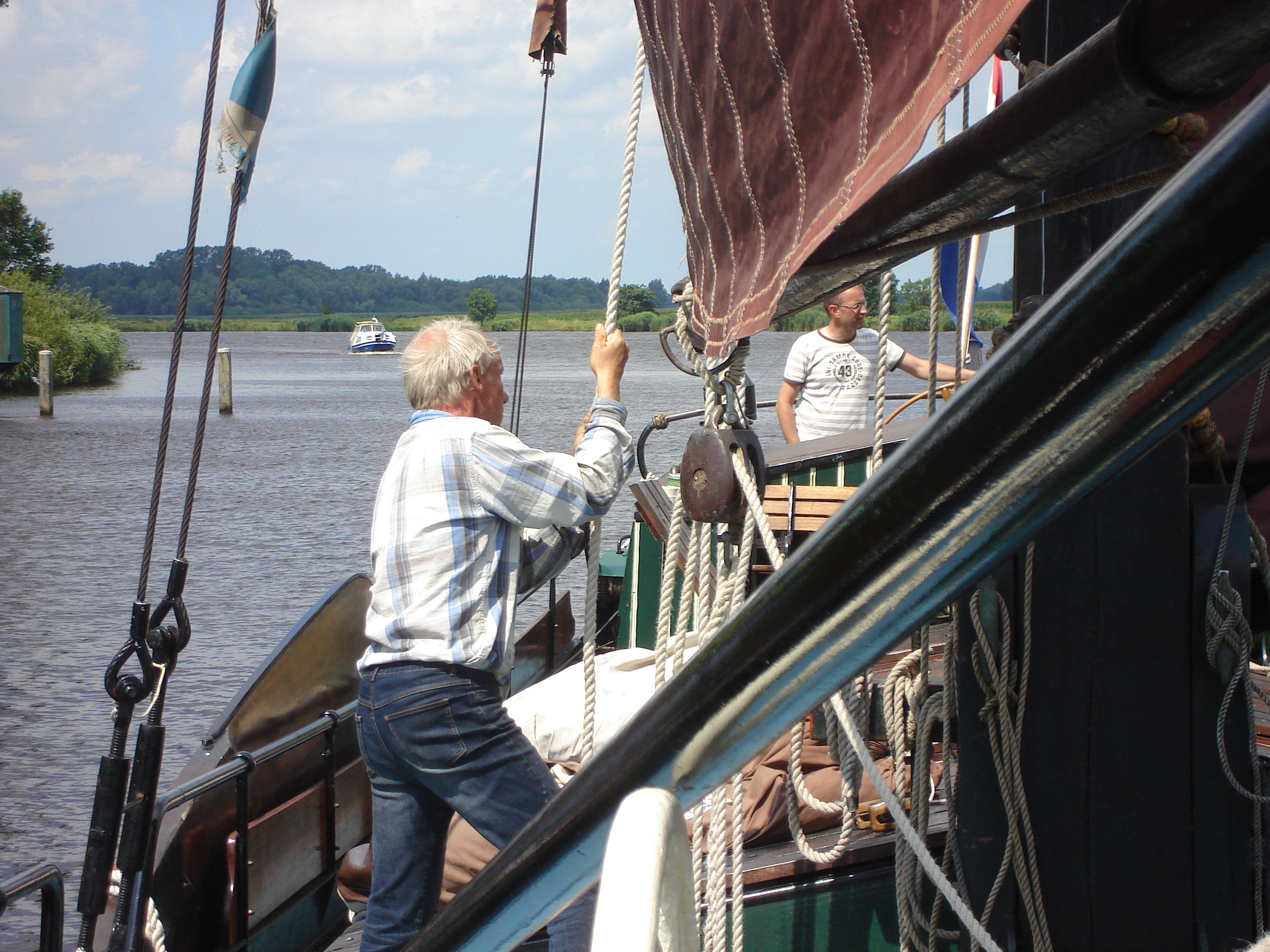 zeilen hijsen.