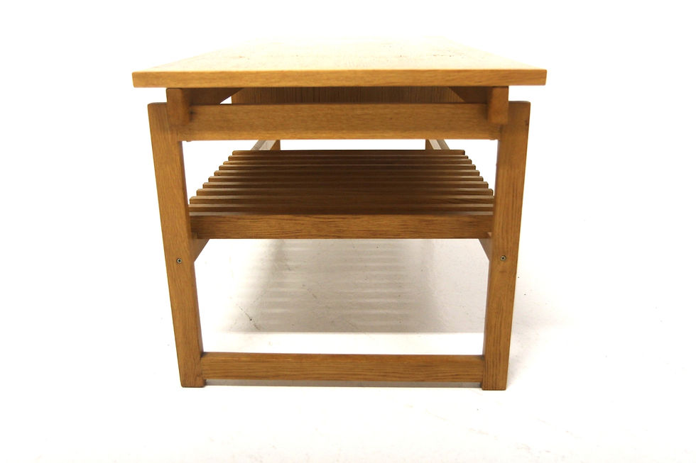 Miniature : Banc scandinave en chêne "Petita", Jørgen Maahr & Otto Nielsen, Suède, 1960