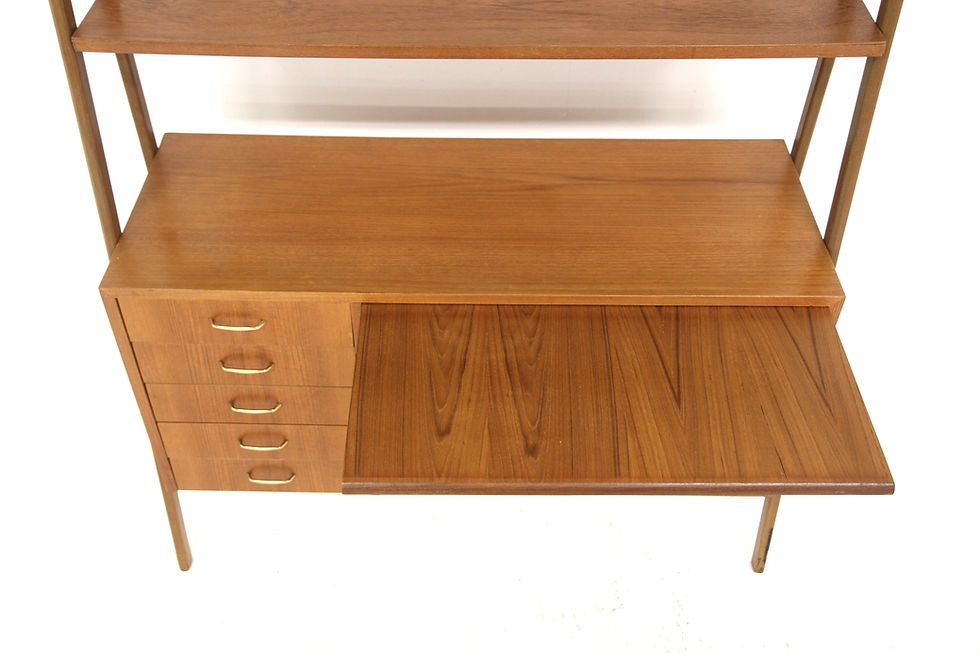 Miniature : Secrétaire scandinave en teck, Suède, 1960