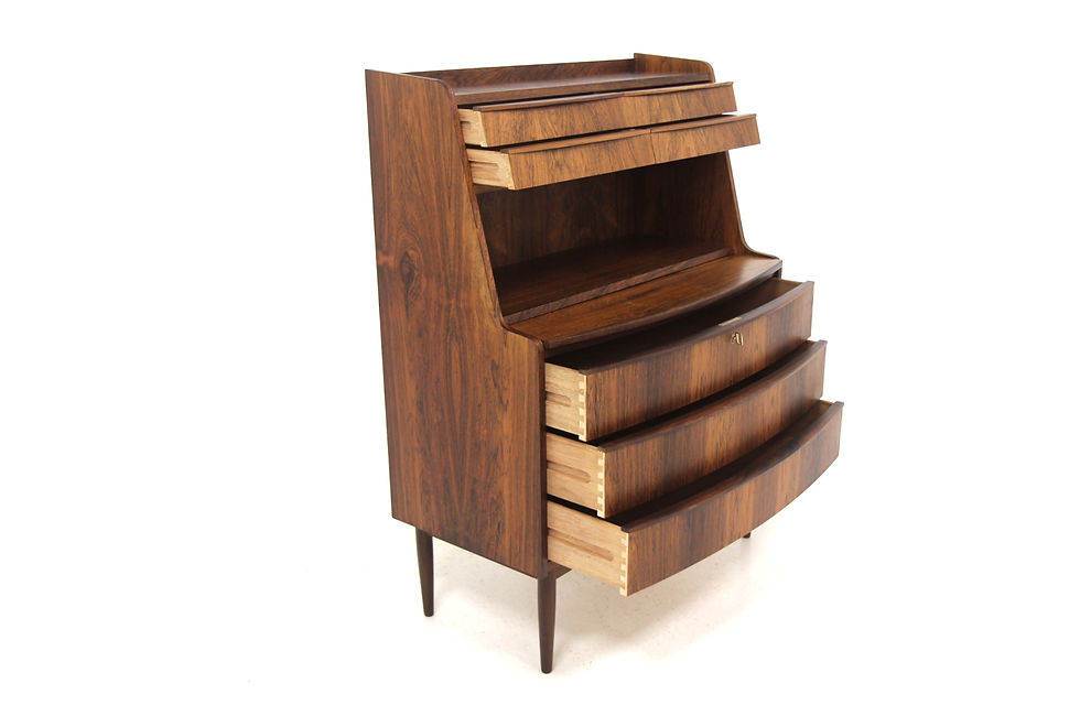 Miniature : Secrétaire scandinave en palissandre, Suède, 1960