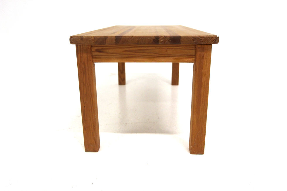 Miniature : Banc scandinave en pin, Suède, 1960