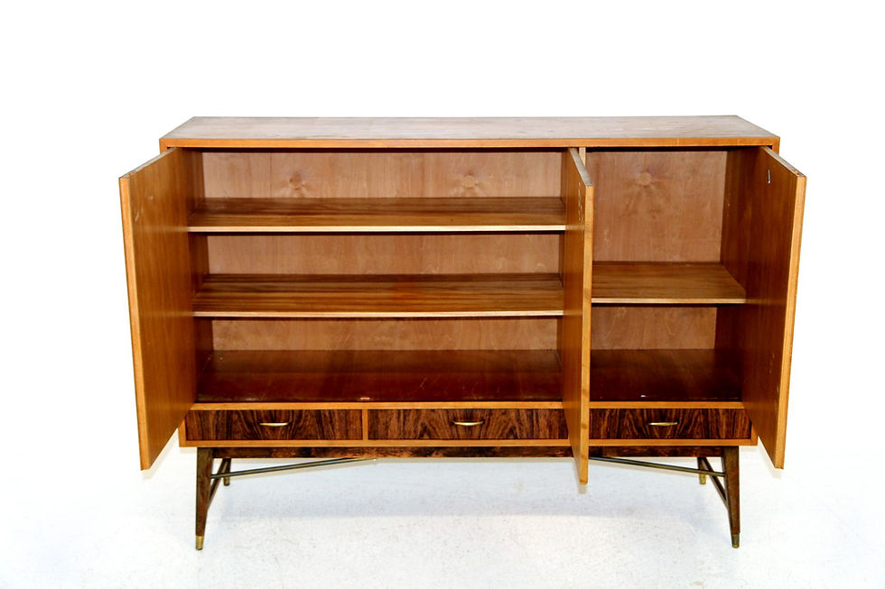 Miniature : Enfilade scandinave en teck, Suède, 1950