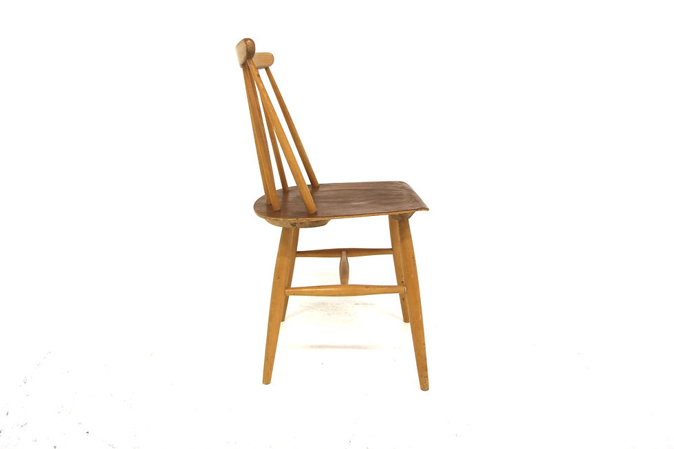 Miniature : Set de 4 chaises "Fanett" en teck par Ilmari Tapiovaara, Suède, 1960
