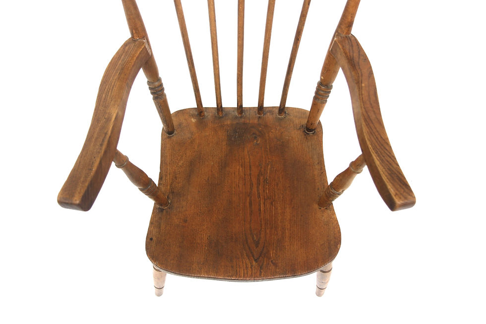 Miniature : Fauteuil scandinave "Pinnstol" en chêne, Suède, 1920