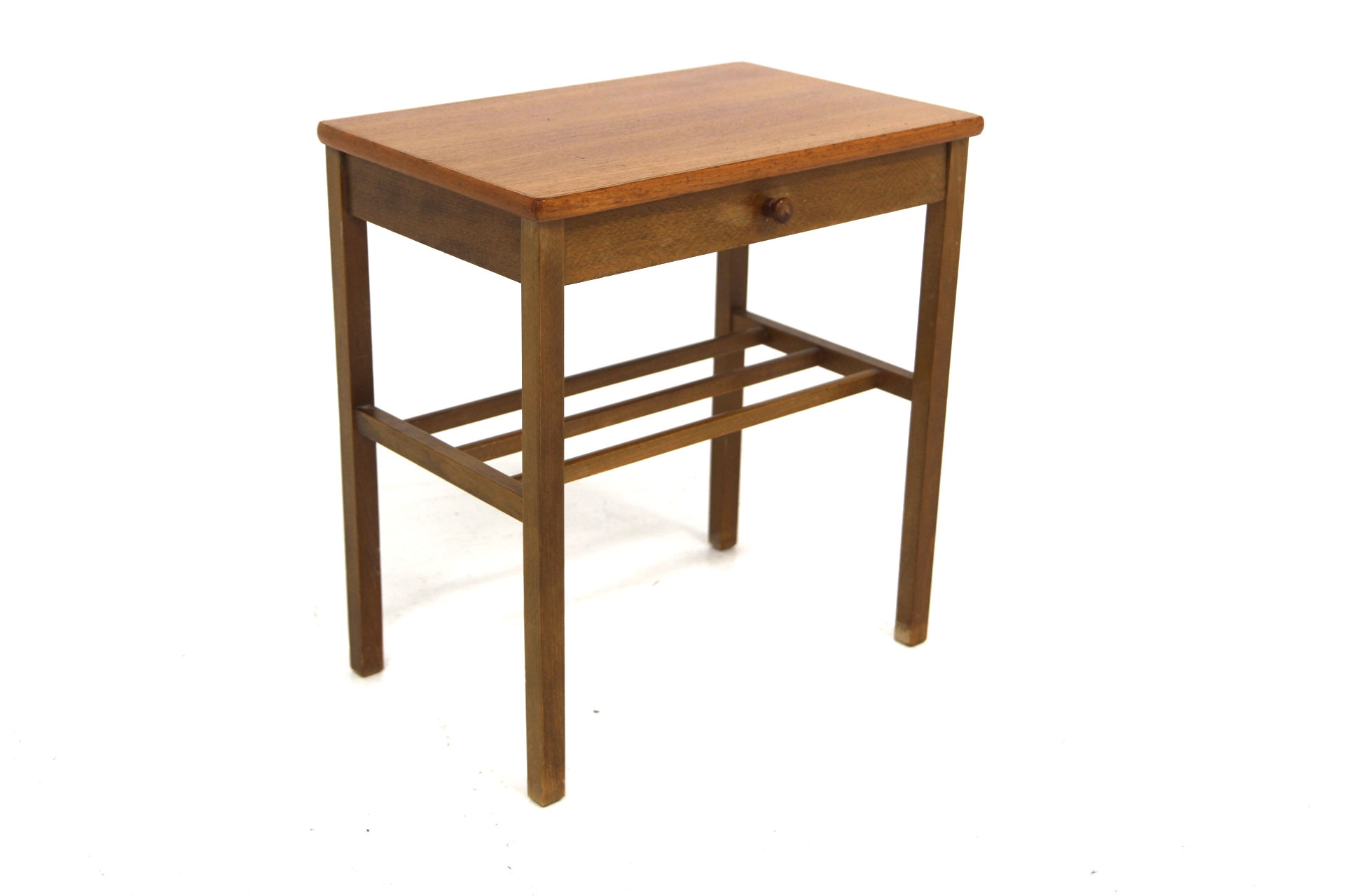 Table de chevet scandinave en teck, Suède, 1960