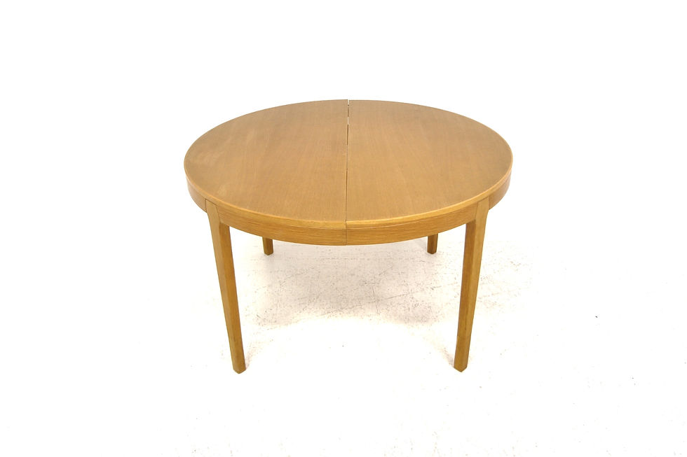 Miniature : Table de salle à manger scandinave en chêne, Suède, 1960
