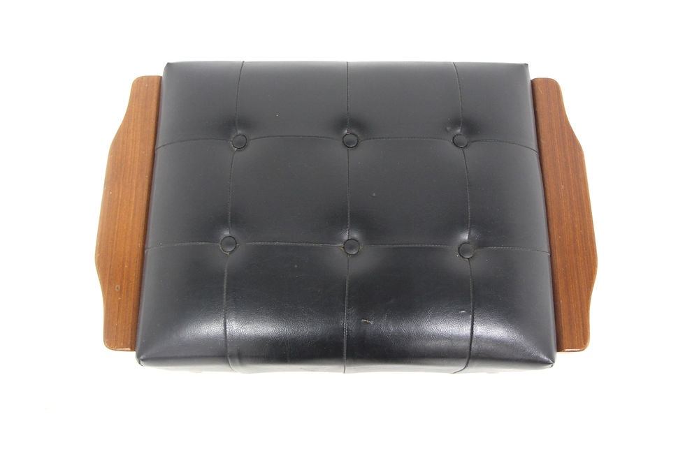 Miniature : Repose-pied scandinave en teck, Suède, 1960