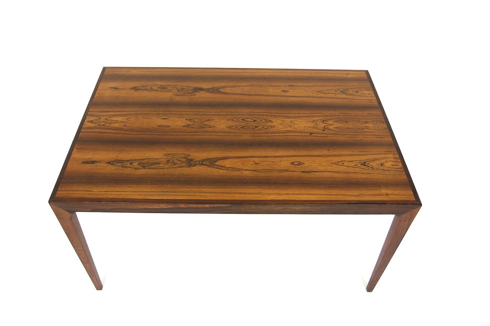 Miniature : Table de salle à manger en palissandre Poul Hundevad, Danemark, 1960