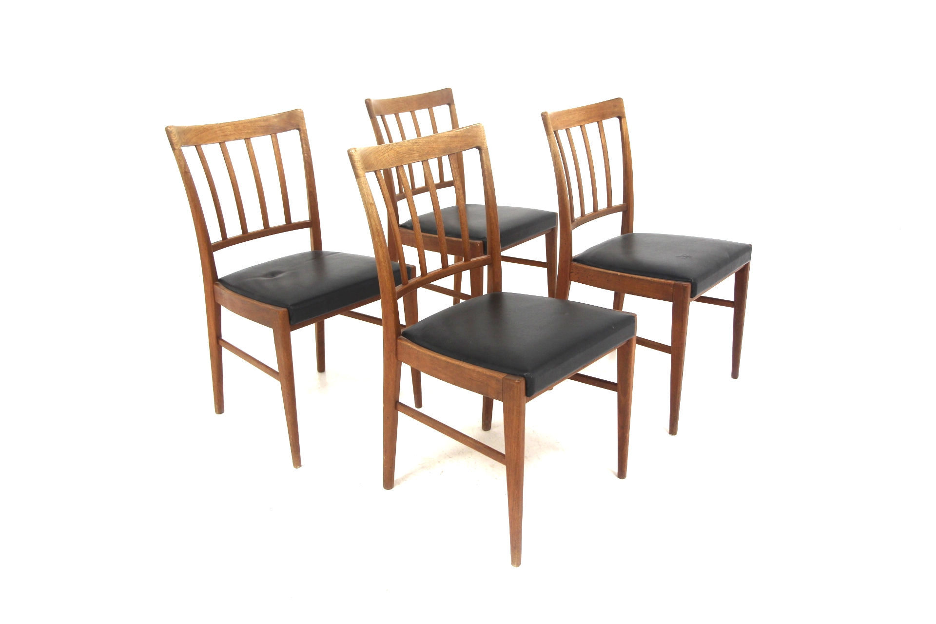 Set de 4 chaises scandinave en teck, Suède, 1960