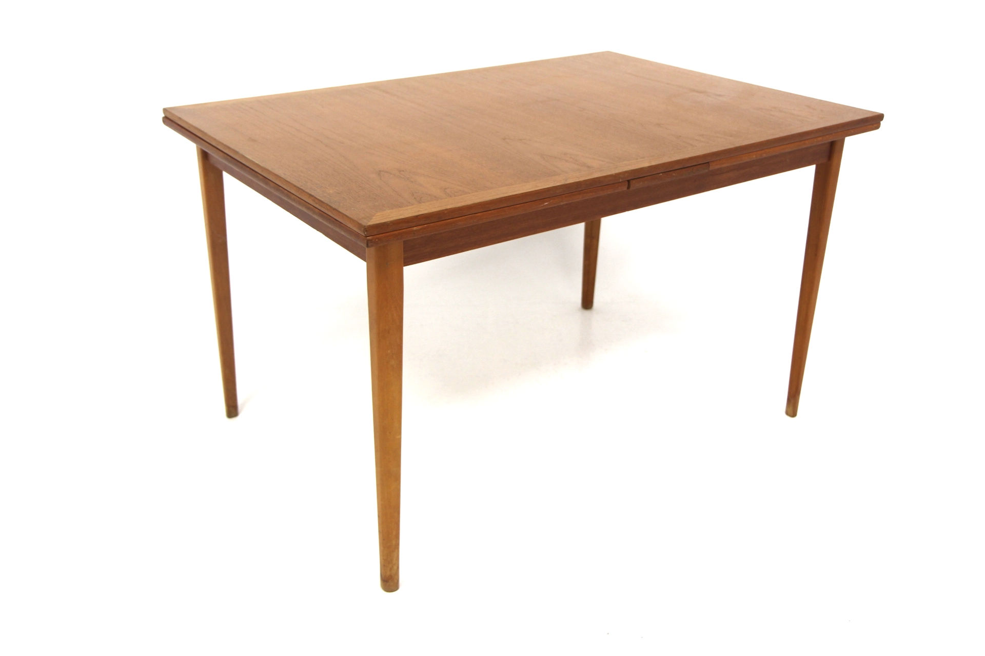 Table de salle à manger "portefeuille" en teck, Suède, 1960