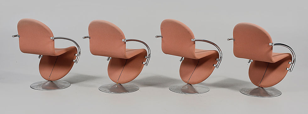 Miniature : Set de 4 chaises "System 1-2-3" de Verner Panton