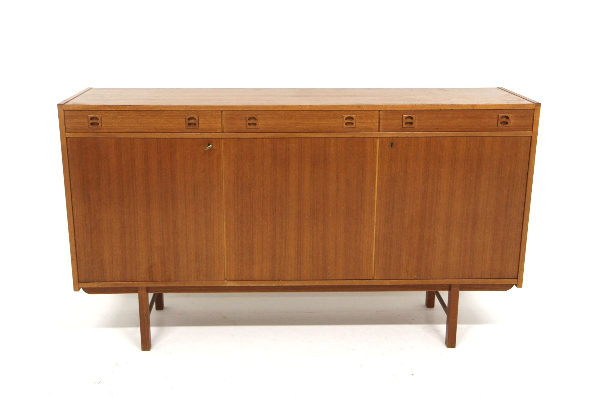 Enfilade scandinave en teck et en chêne, Suède, 1960