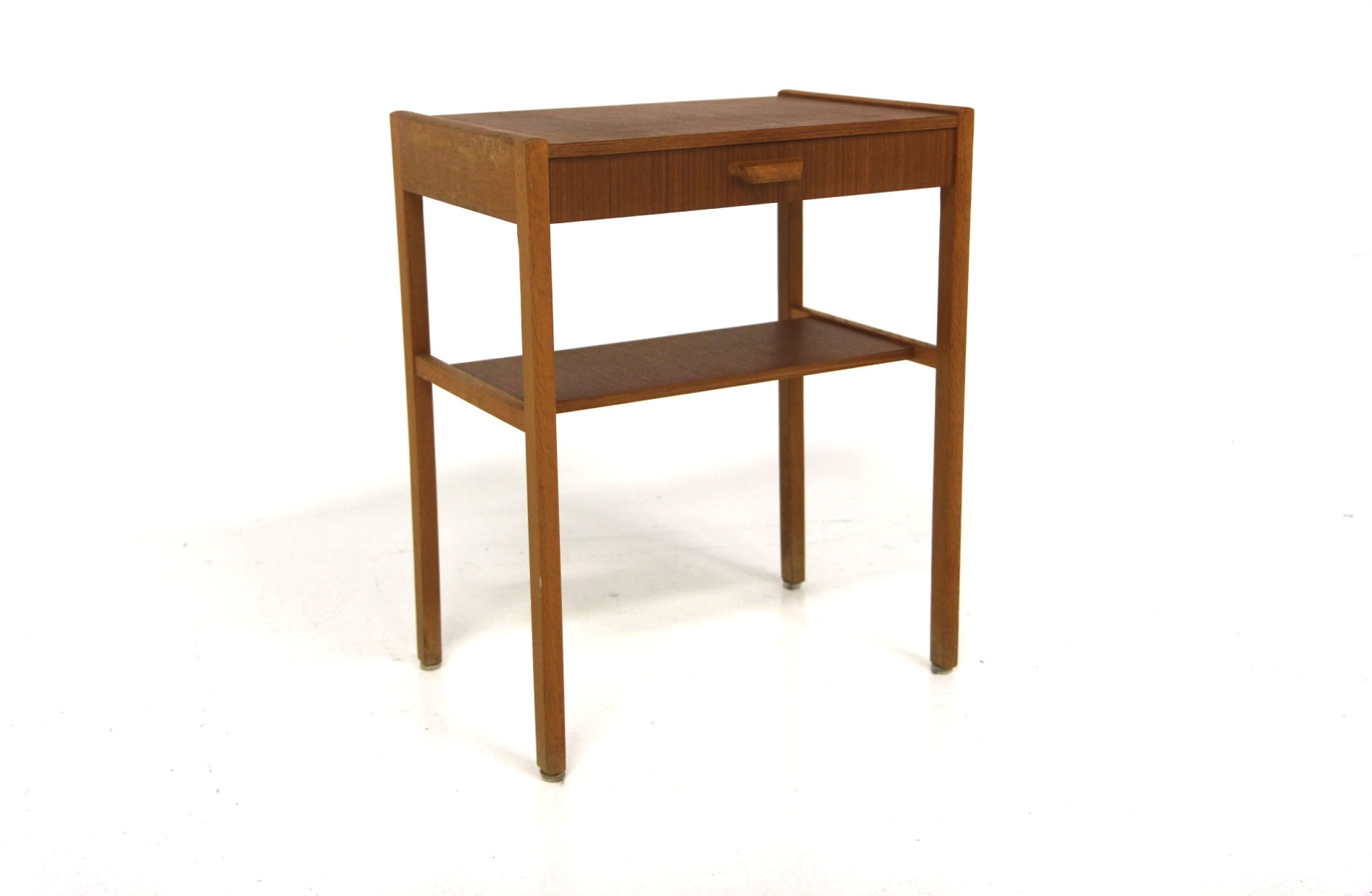 Table de chevet scandinave en teck, Suède, 1960