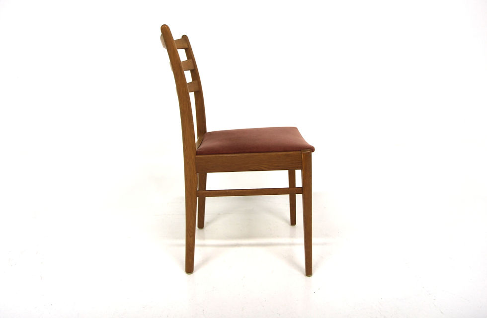 Miniature : Set de 8 chaises scandinave en chêne, Suède, 1960