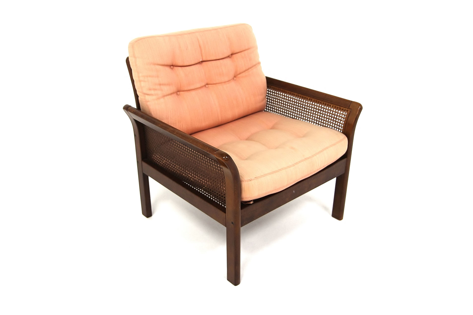 Fauteuil scandinave en hêtre, Suède, 1960