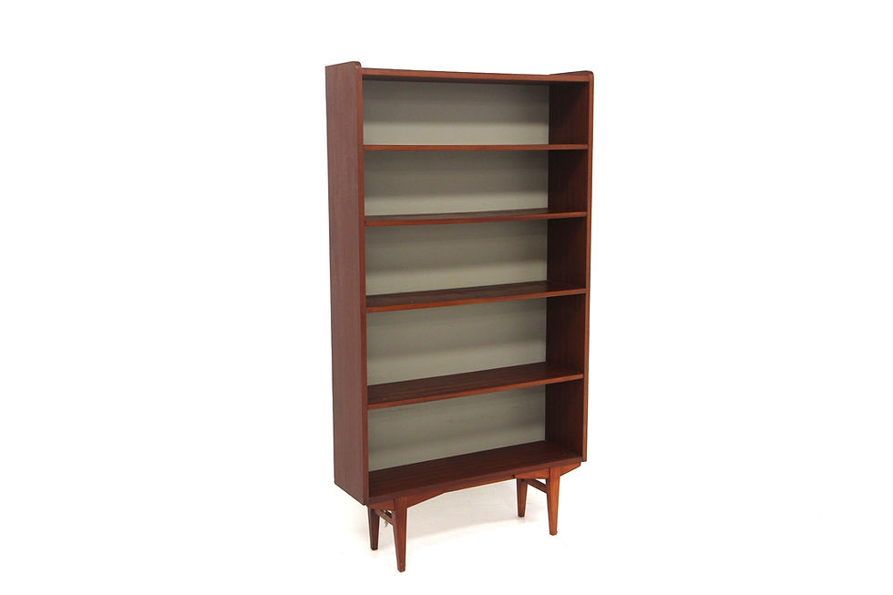 Miniature : Bibliothèque scandinave en acajou, Suède, 1960