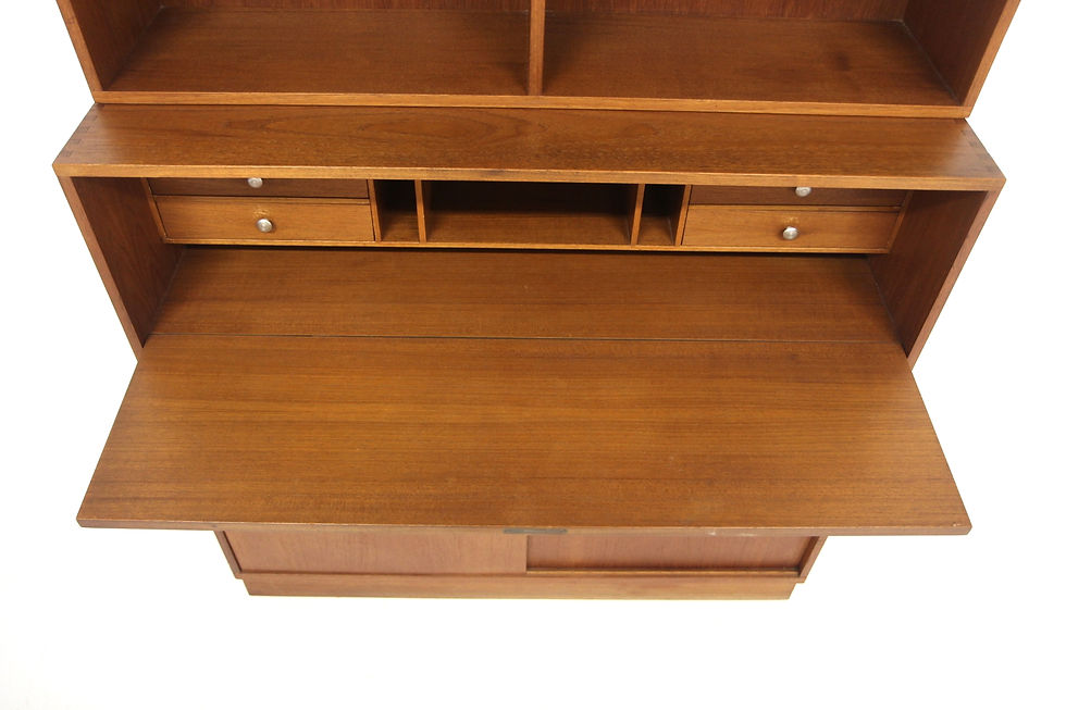 Miniature : Secrétaire scandinave en teck, "Fiesta", Bräntorps Industrier, Nybro, Suède, 196