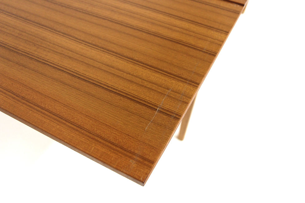 Miniature : Table de salle à manger "portefeuille" en teck, Suède, 1960