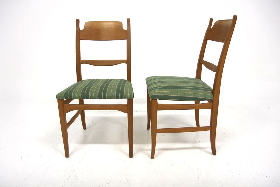 Miniature : Set de 2 chaises "Calmare Nyckel", Carl Malmsten, Suède, 1960