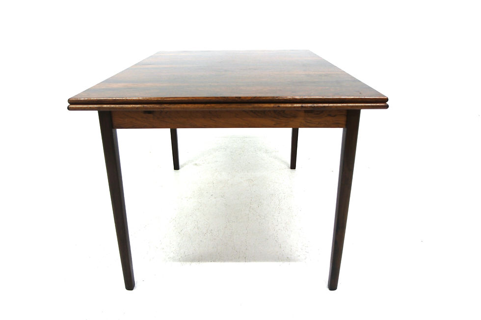 Miniature : Table de salle à manger "portefeuille" en palissandre, Danemark, 1960
