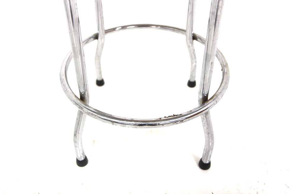 Miniature : Set de 3 tabourets de bar en simili-cuir, Johanson Design, Markaryd, Suède, 1970