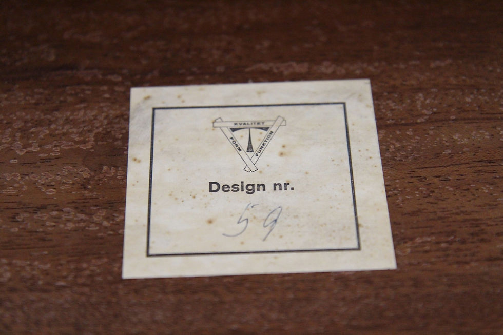 Miniature : Desserte scandinave en palissandre, Danemark, 1960